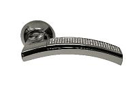 Дверная ручка Archie Sillur мод. 132 P.CHROME/CRYSTAL (хром/кристаллы)